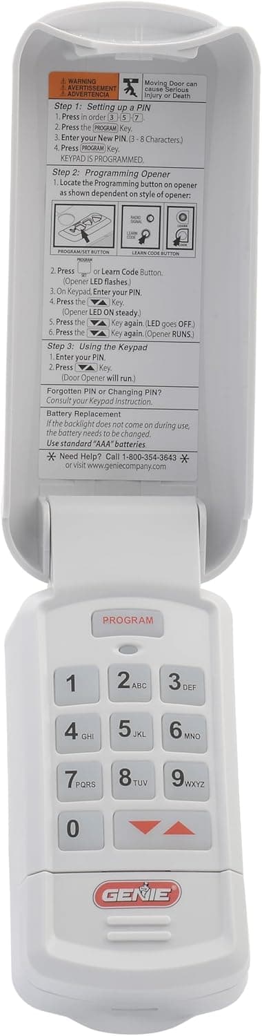 Genie GK-R Wireless Keypad, product photo from the listing