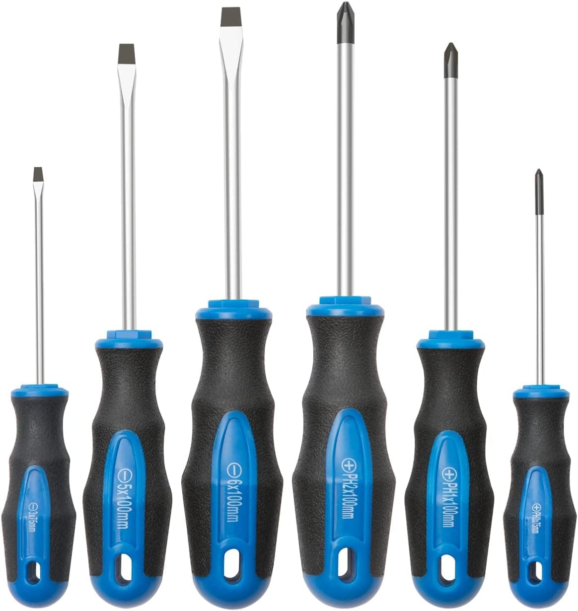 6-Piece Magnetic Tip Screwdriver Set, product photo from the listing