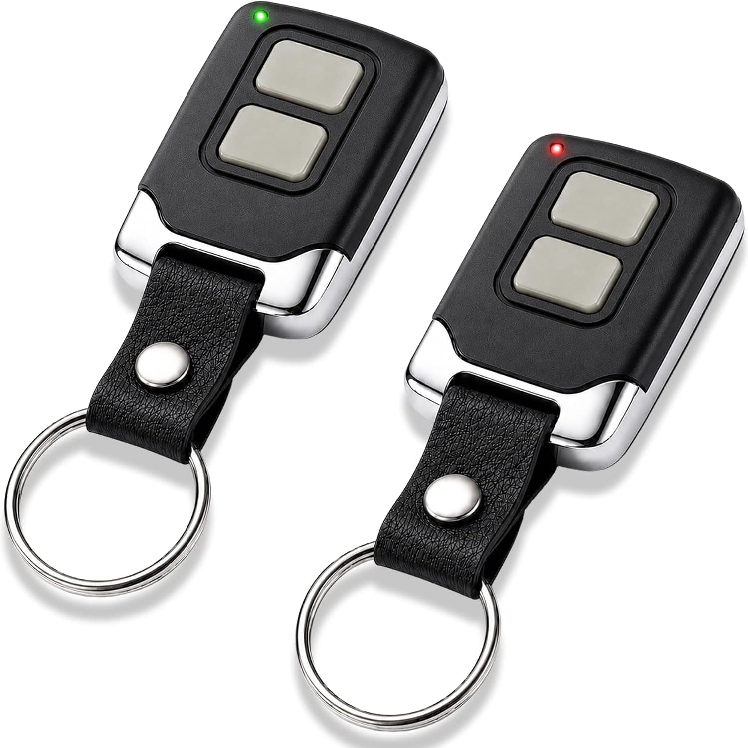 Universal 2-Button Keychain Remote, 2-pack, product photo from the listing