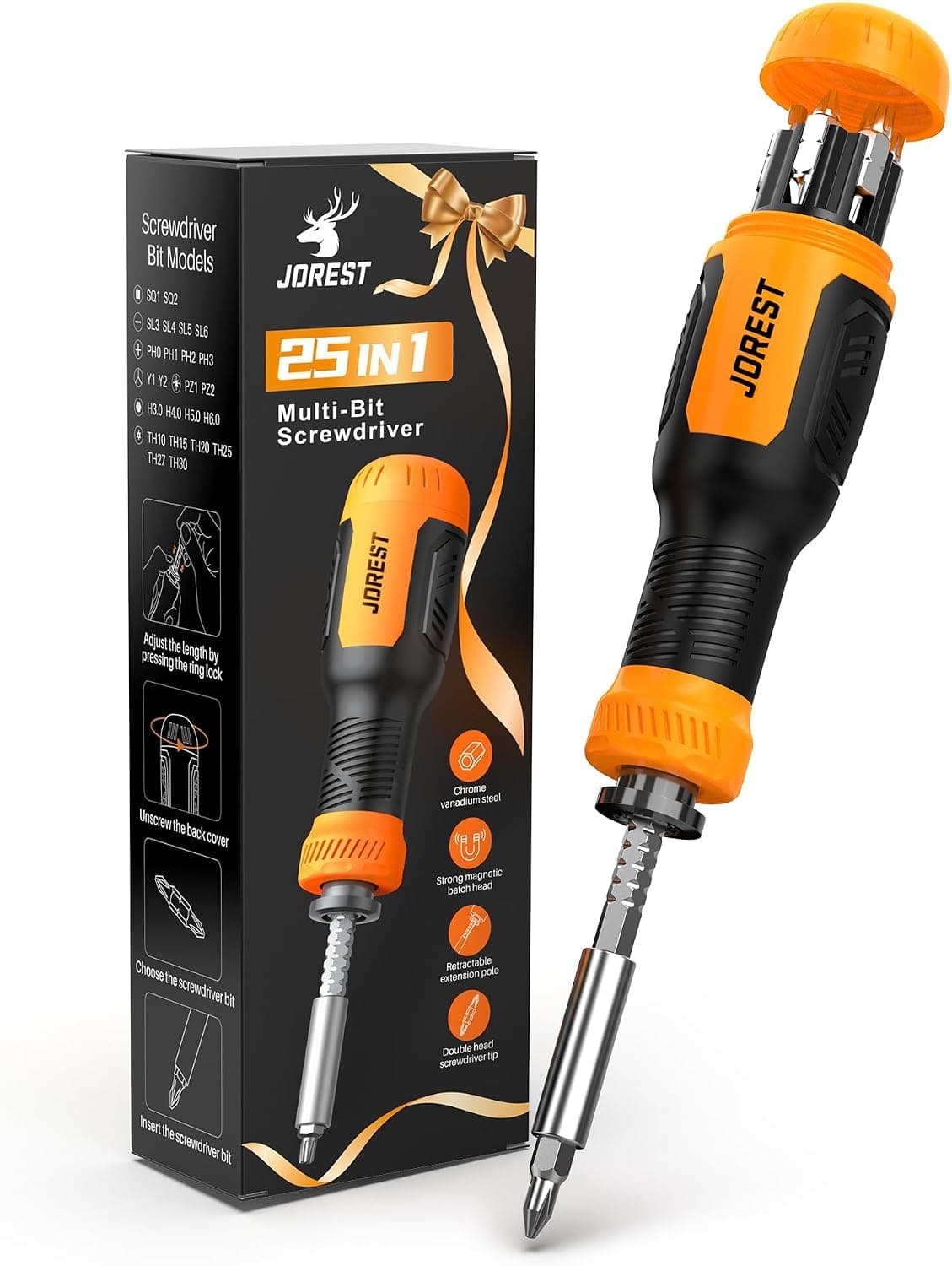 JOREST 25-in-1 Multi Screwdriver Set, product photo from the listing