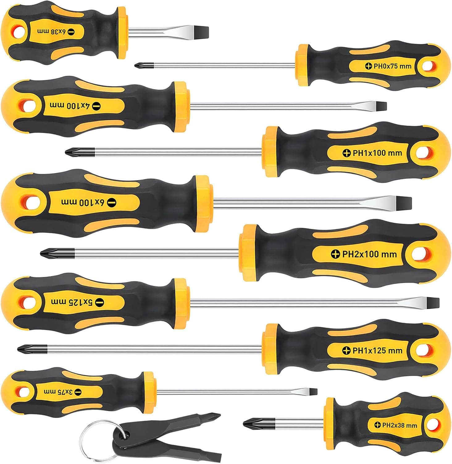 Amartisan 10-Piece Magnetic Screwdriver Set, product photo from the listing